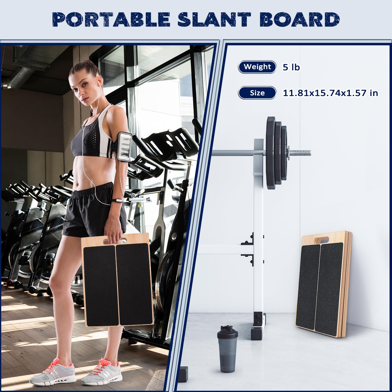 2 in 1 Wooden Balance Board &  - Balance Board Fitness recension och pris