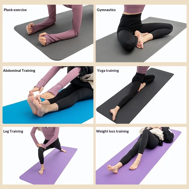 Extra Thick Non Slip Yoga Mat  - Yoga Of Fitness Mat recension och pris
