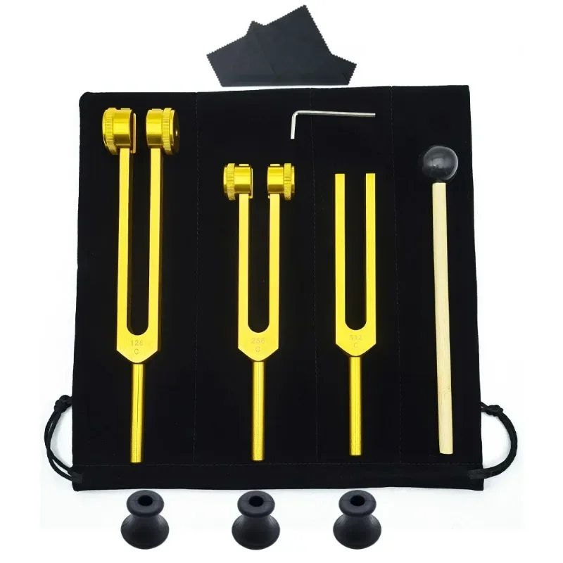 3PCS Tuning Fork Set 128 256 5 - Yoga Fitness Outfit recension och pris