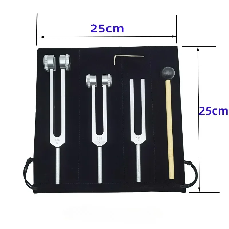 3PCS Tuning Fork Set 128 256 5 - Yoga Fitness Outfit recension och pris
