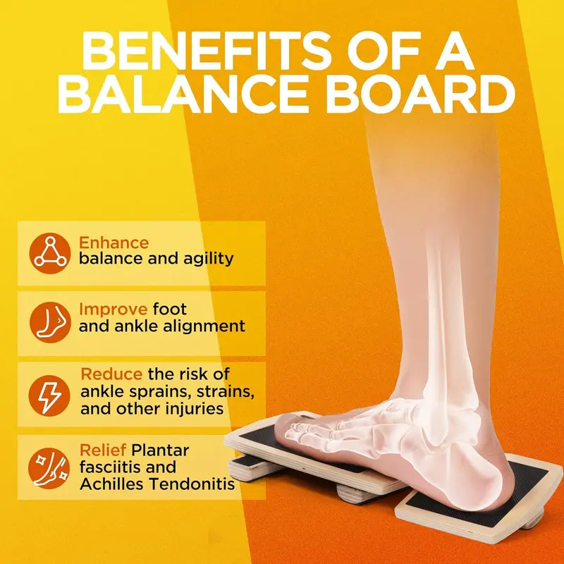 Ankle Balance Board Foot Stren - Balance Board Fitness recension och pris