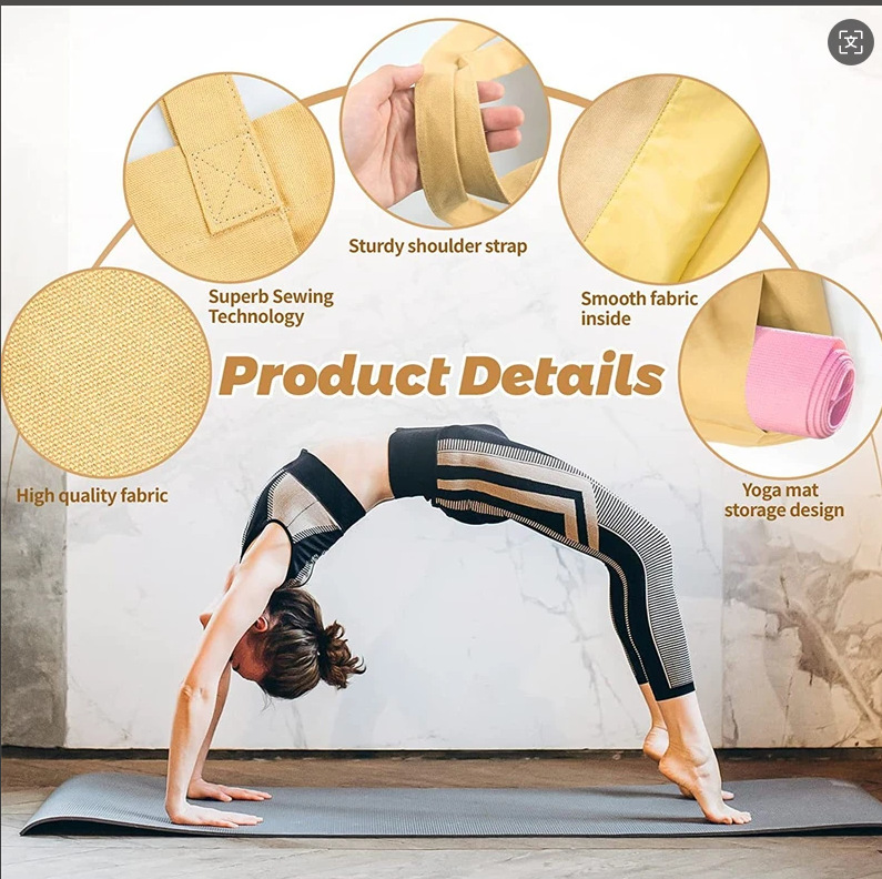 Multi‑Purpose Yoga Bag Yoga Ma - Yoga Of Fitness Mat recension och pris