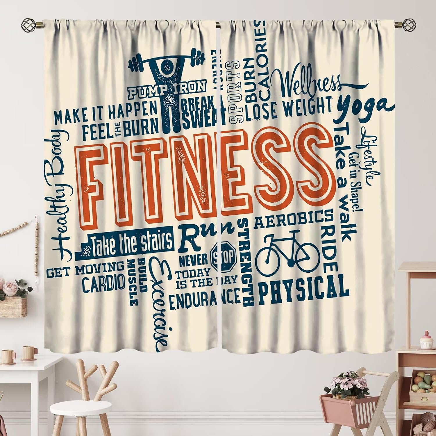 Large Fitness Workout Motivati - Yoga Fitness Hotel recension och pris