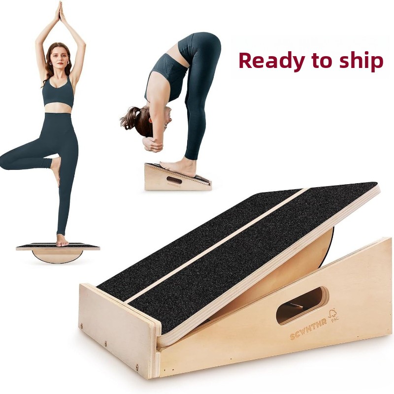 2-in-1 Wooden Tilt Balance Boa - Balance Board Fitness recension och pris