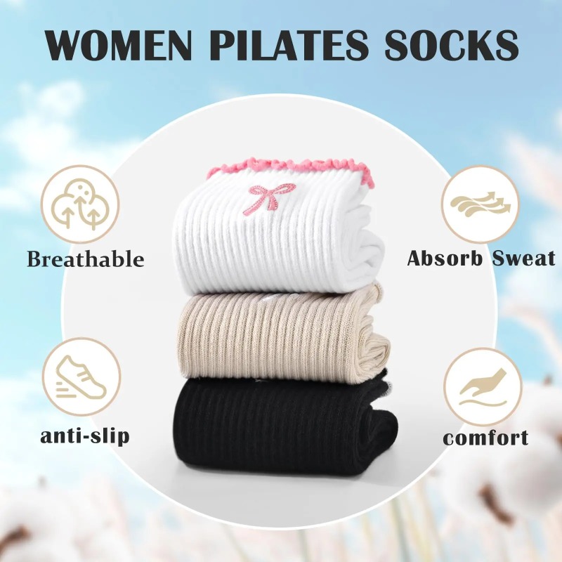 Professional Yoga Socks, Cotto - Yoga & Fitness With Denise recension och pris