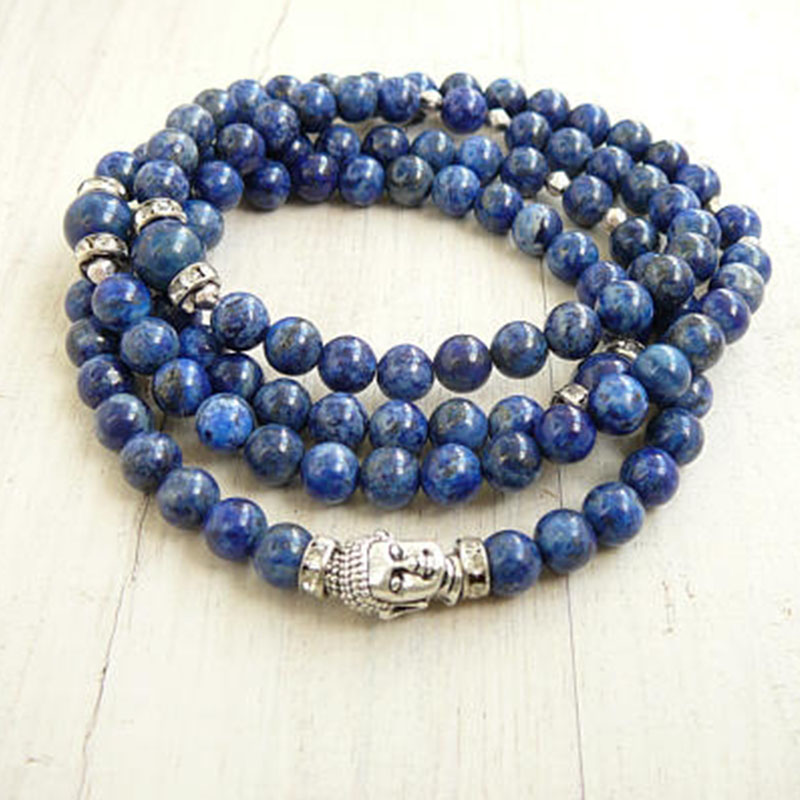 108 Mala Fluorite Necklace 108 - Yoga Fitness Tracker recension och pris