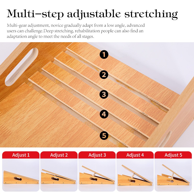 Adjustable Wooden Balance Stre - Balance Board Fitness recension och pris