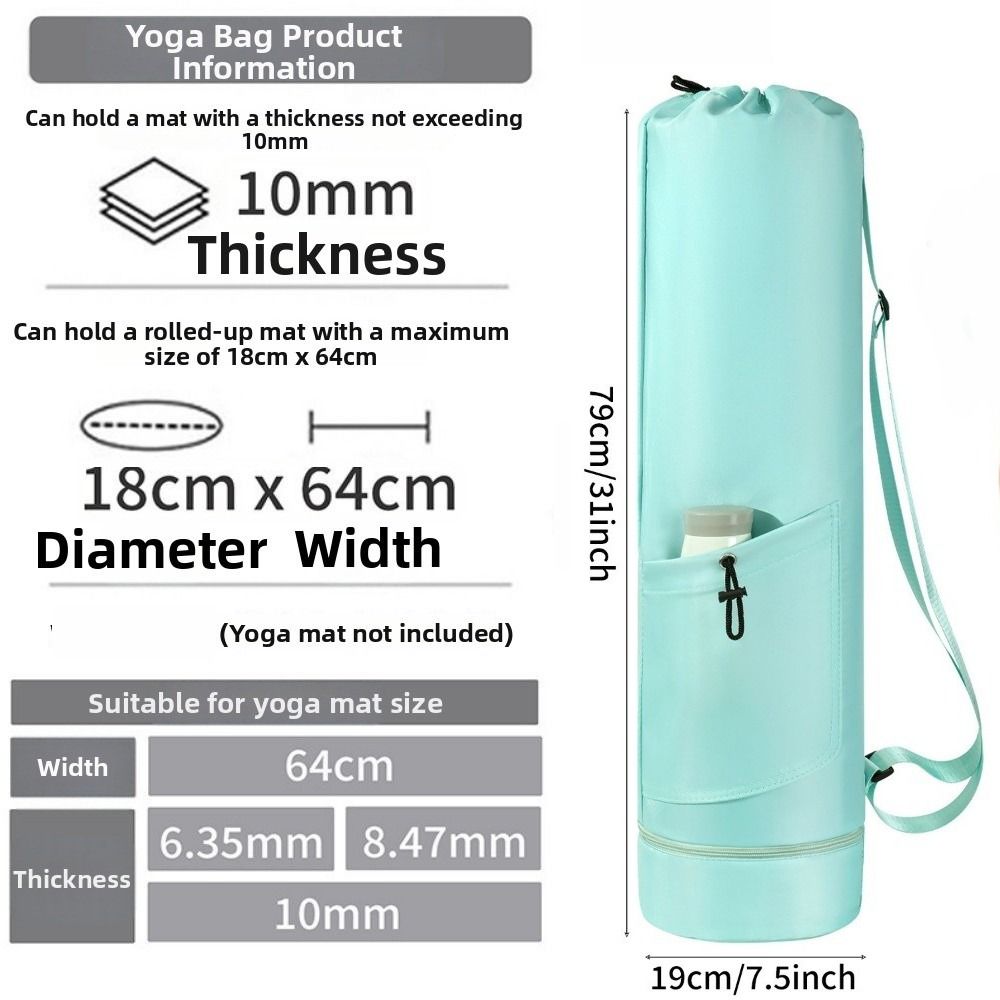 Large Capacity Yoga Mat Storag - Yoga Of Fitness Mat recension och pris