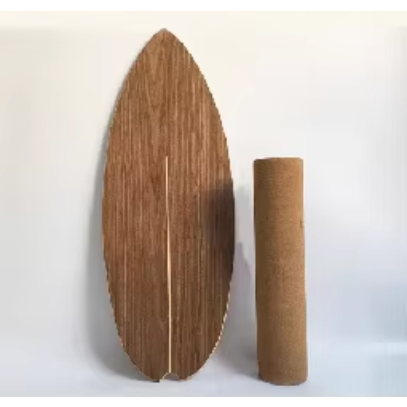 Modern Strong Wood Surfboard B - Balance Board Fitness recension och pris