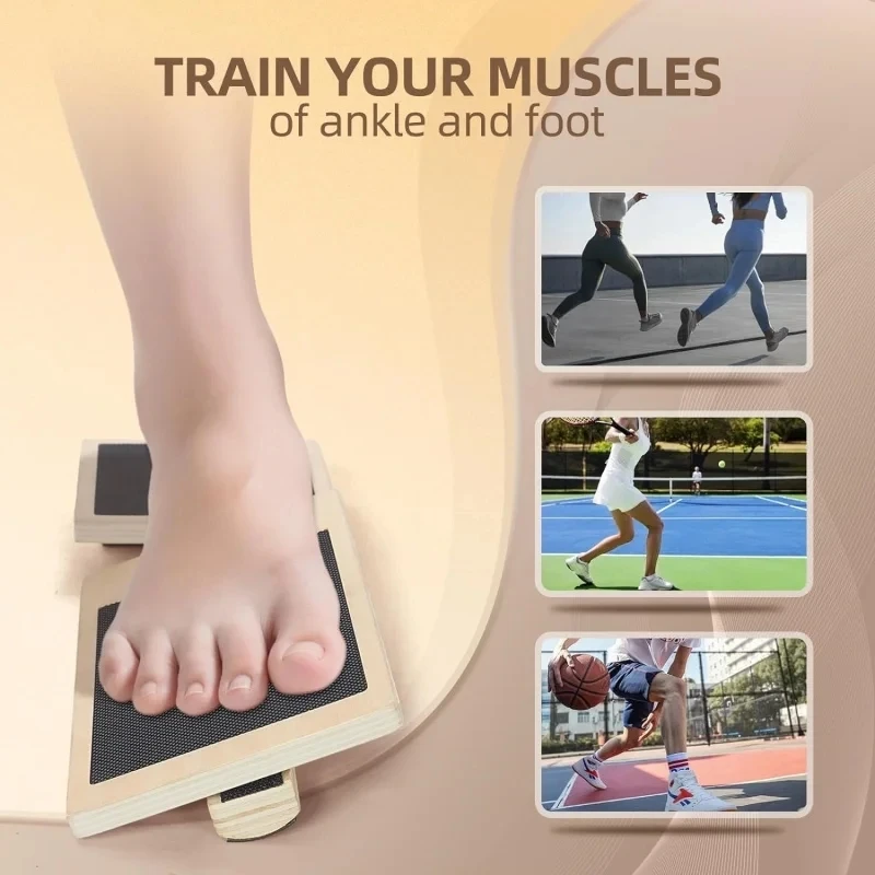 Wooden Single Foot Trainer Bal - Balance Board Fitness recension och pris