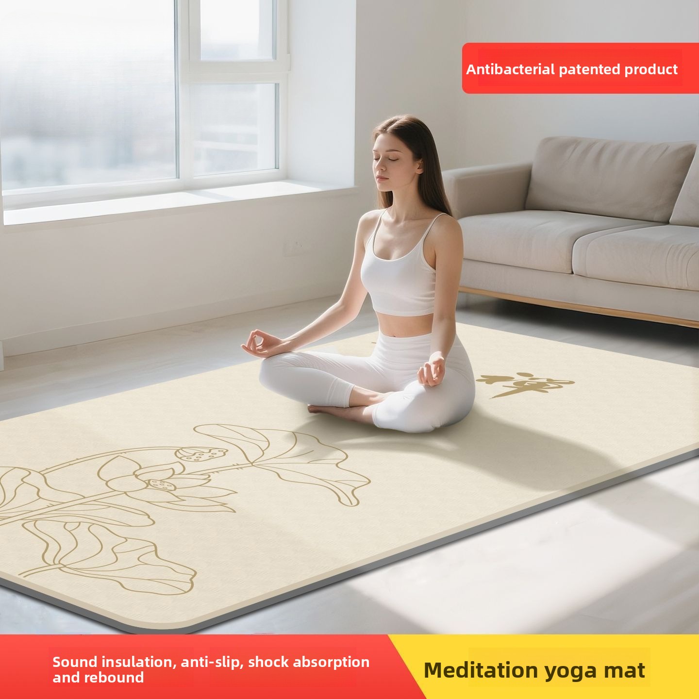 Zen Meditation Women's Yoga Ma - Yoga Of Fitness Mat recension och pris