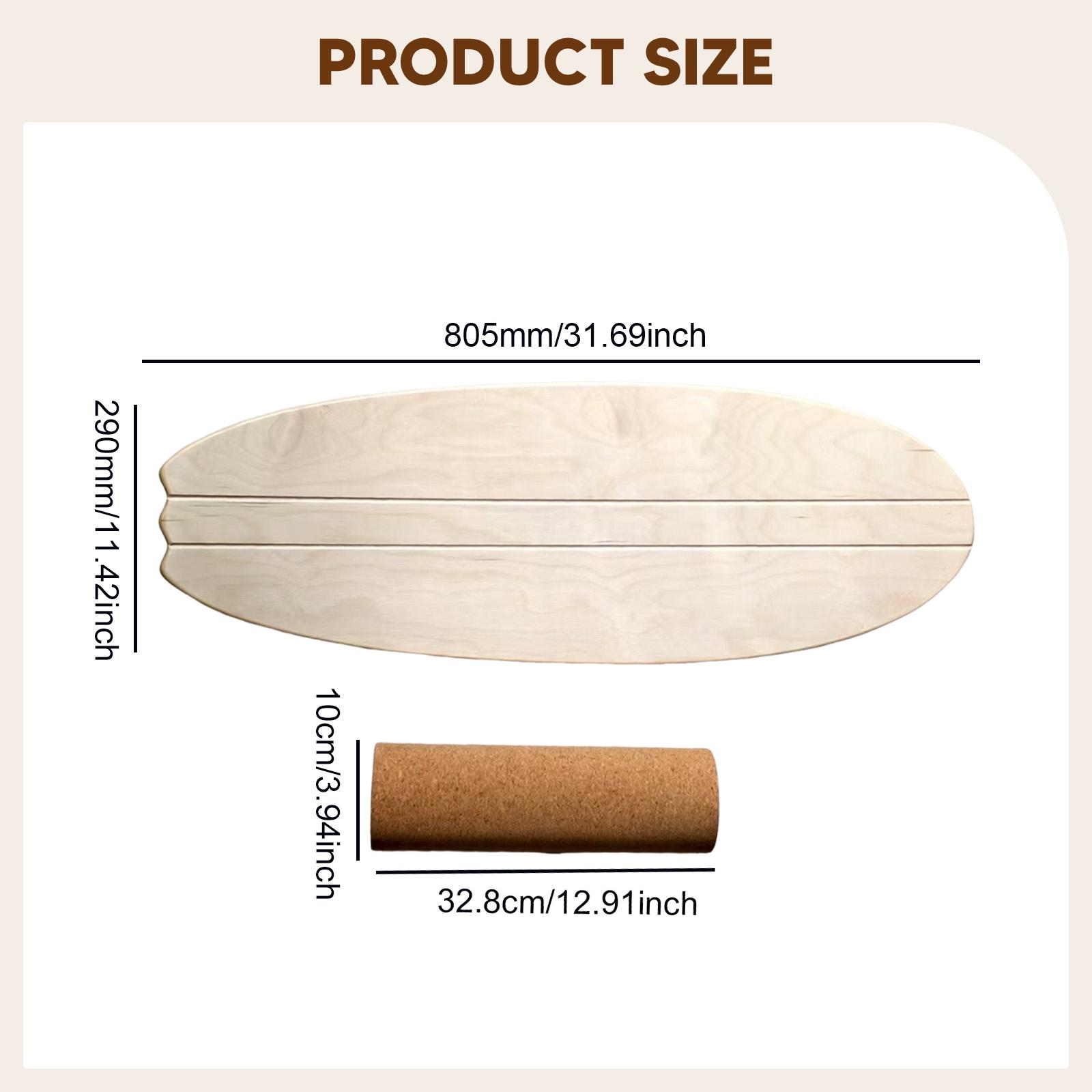 Wooden Balancing Board Roller  - Balance Board Fitness recension och pris