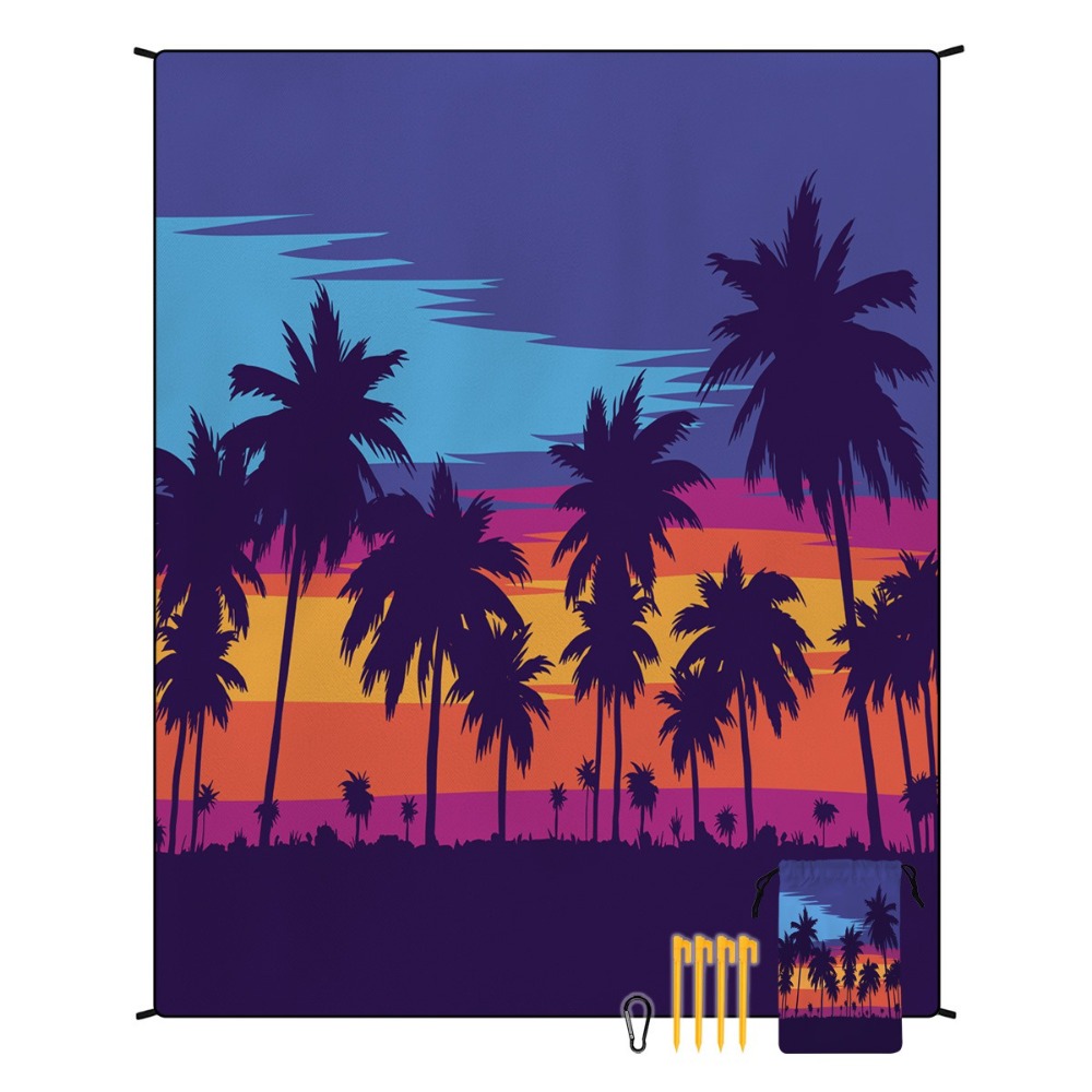 Palm Tree Beach Towel 71x86.6i - Yoga Of Fitness Mat recension och pris
